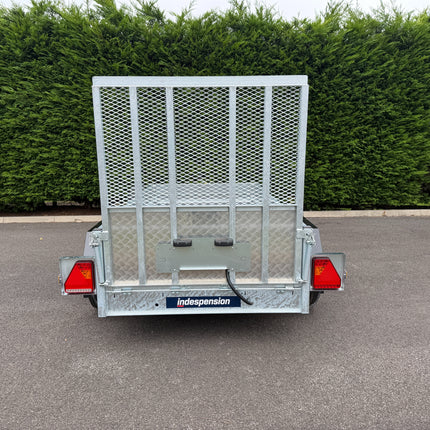Indespension Braked 8' X 4' Twin Axle Trailer (Ramped Trailer)