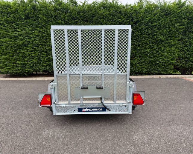 Indespension Braked 8' X 4' Twin Axle Trailer (Ramped Trailer)