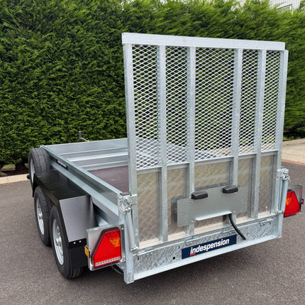 Indespension Braked 8' X 4' Twin Axle Trailer (Ramped Trailer)