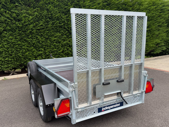 Indespension Braked 8' X 4' Twin Axle Trailer (Ramped Trailer)