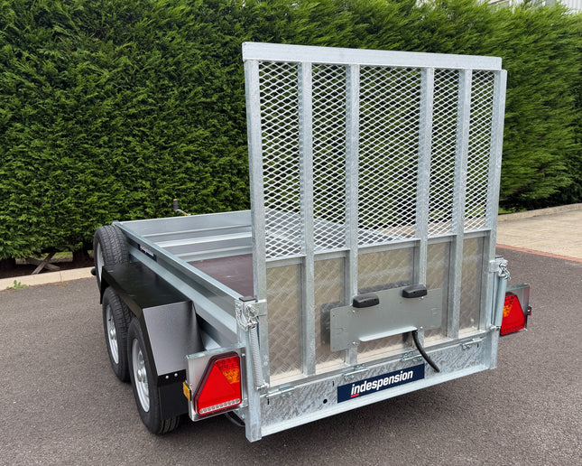 Indespension Braked 8' X 4' Twin Axle Trailer (Ramped Trailer)