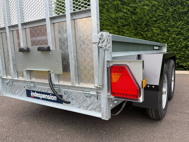 Indespension Braked 8' X 4' Twin Axle Trailer (Ramped Trailer)