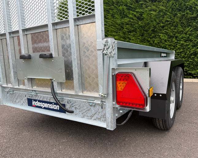 Indespension Braked 8' X 4' Twin Axle Trailer (Ramped Trailer)