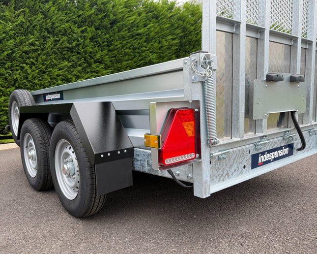 Indespension Braked 8' X 4' Twin Axle Trailer (Ramped Trailer)