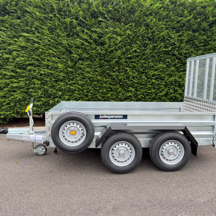 Indespension Braked 8' X 4' Twin Axle Trailer (Ramped Trailer)