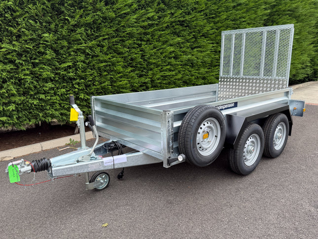 Indespension Braked 8' X 4' Twin Axle Trailer (Ramped Trailer)