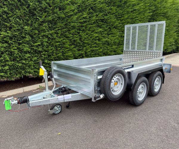Indespension Braked 8' X 4' Twin Axle Trailer (Ramped Trailer)