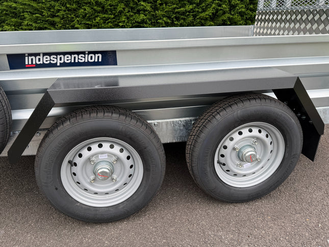 Indespension Braked 8' X 4' Twin Axle Trailer (Ramped Trailer)