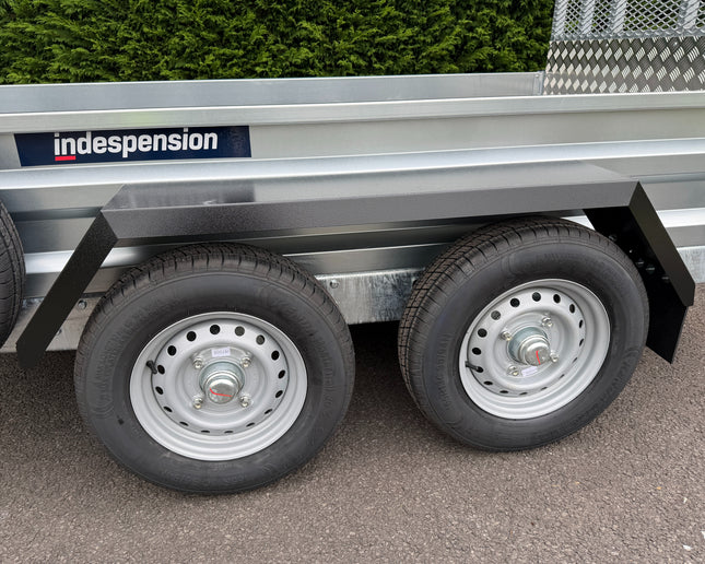 Indespension Braked 8' X 4' Twin Axle Trailer (Ramped Trailer)