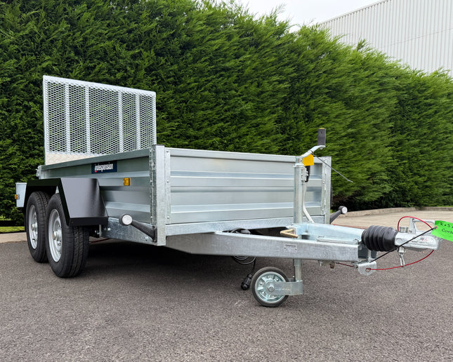 Indespension Braked 8' X 4' Twin Axle Trailer (Ramped Trailer)