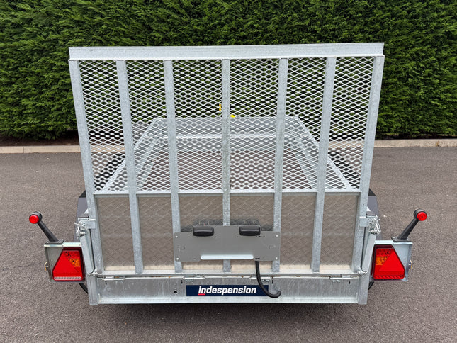 Indespension Braked 8' X 5' Twin Axle Trailer (Ramped)
