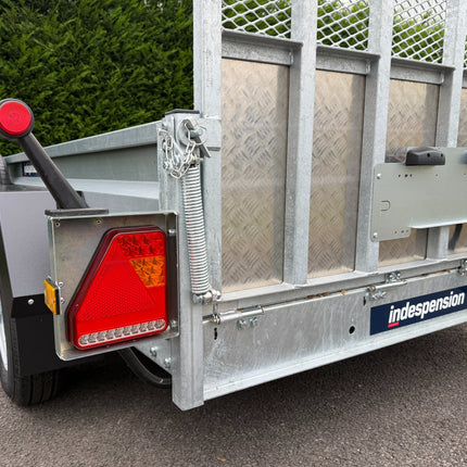 Indespension Braked 8' X 5' Twin Axle Trailer (Ramped)