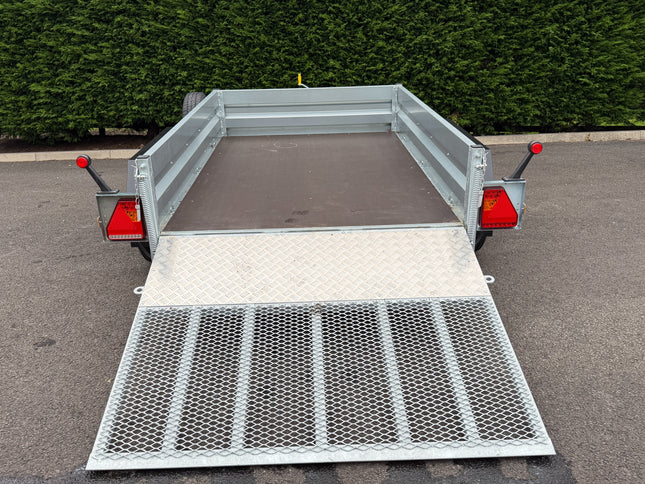 Indespension Braked 8' X 5' Twin Axle Trailer (Ramped)
