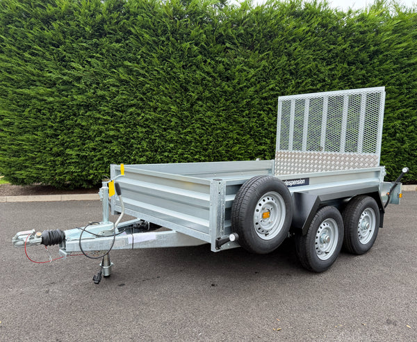 Indespension Braked 8' X 5' Twin Axle Trailer (Ramped)