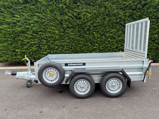 Indespension Braked 8' X 5' Twin Axle Trailer (Ramped)