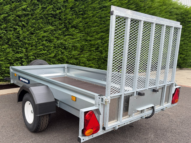 Indespension Unbraked 8' X 4' Single Axle Trailer (Ramptail)