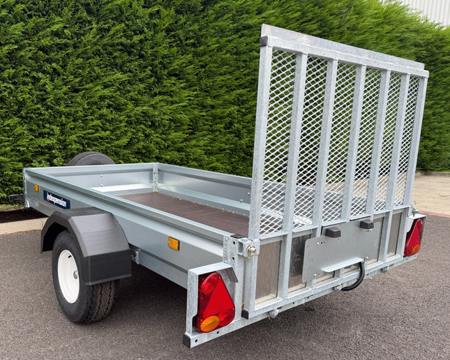 Indespension Unbraked 8' X 4' Single Axle Trailer (Ramptail)