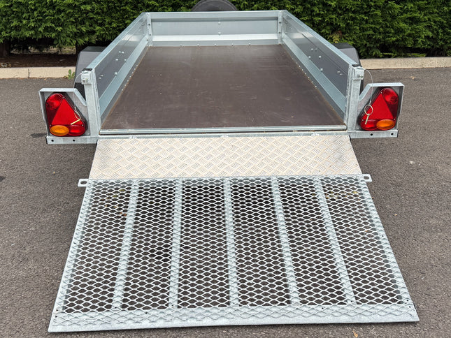 Indespension Unbraked 8' X 4' Single Axle Trailer (Ramptail)