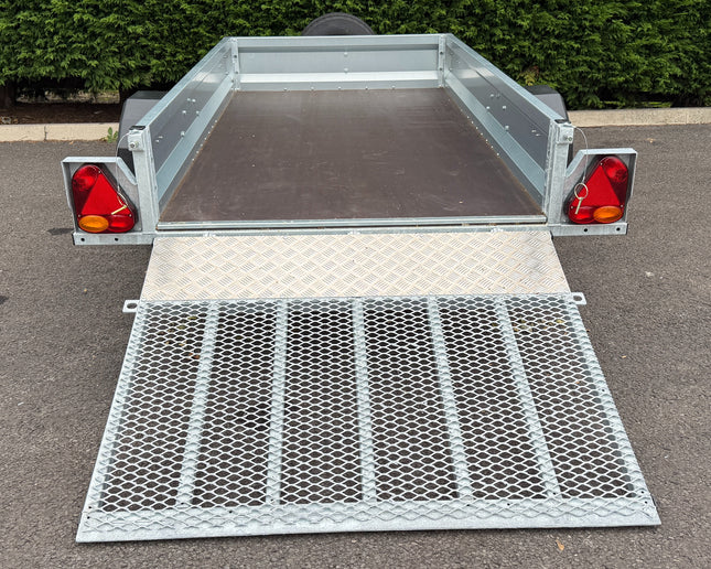 Indespension Unbraked 8' X 4' Single Axle Trailer (Ramptail)