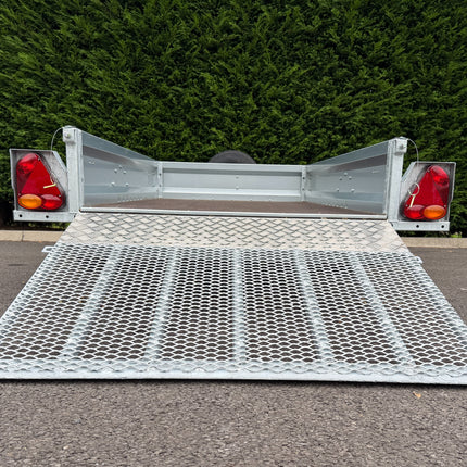 Indespension Unbraked 8' X 4' Single Axle Trailer (Ramptail)