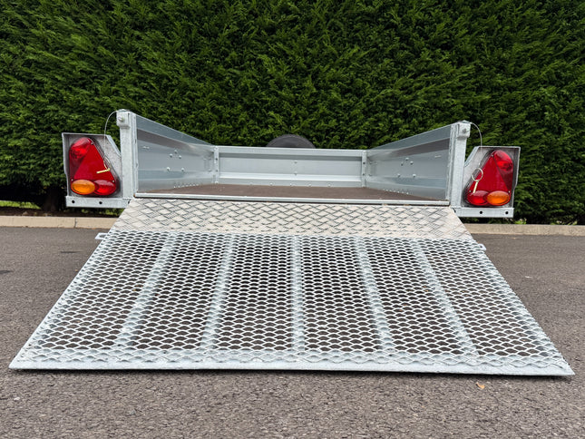 Indespension Unbraked 8' X 4' Single Axle Trailer (Ramptail)