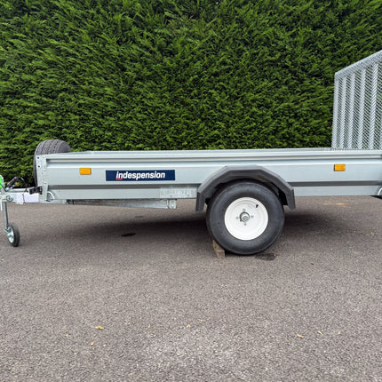 Indespension Unbraked 8' X 4' Single Axle Trailer (Ramptail)