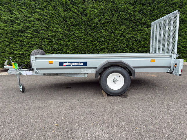Indespension Unbraked 8' X 4' Single Axle Trailer (Ramptail)