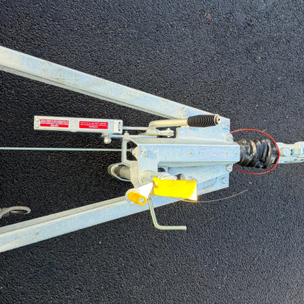 Indespension Braked 16' x 6'6" Triple Axle Flatbed Trailer