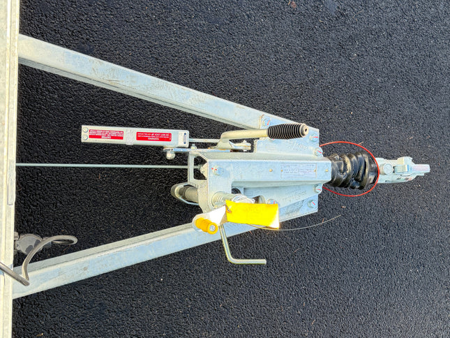 Indespension Braked 16' x 6'6" Triple Axle Flatbed Trailer