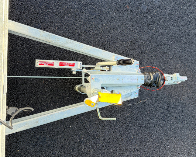 Indespension Braked 16' x 6'6" Triple Axle Flatbed Trailer