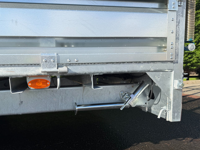 Indespension Braked 16' x 6'6" Triple Axle Flatbed Trailer