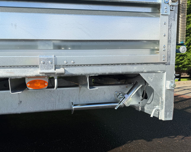 Indespension Braked 16' x 6'6" Triple Axle Flatbed Trailer