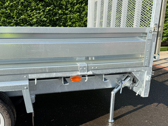 Indespension Braked 16' x 6'6" Triple Axle Flatbed Trailer