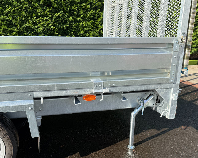 Indespension Braked 16' x 6'6" Triple Axle Flatbed Trailer