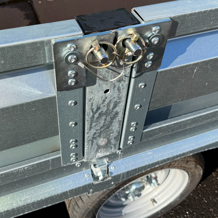 Indespension Braked 16' x 6'6" Triple Axle Flatbed Trailer