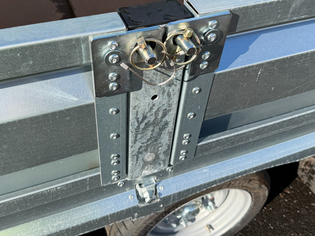 Indespension Braked 16' x 6'6" Triple Axle Flatbed Trailer