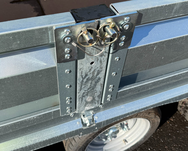 Indespension Braked 16' x 6'6" Triple Axle Flatbed Trailer