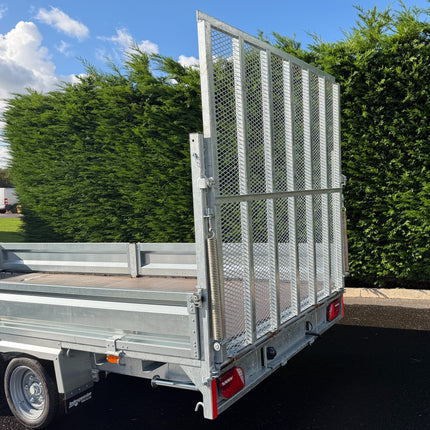 Indespension Braked 16' x 6'6" Triple Axle Flatbed Trailer