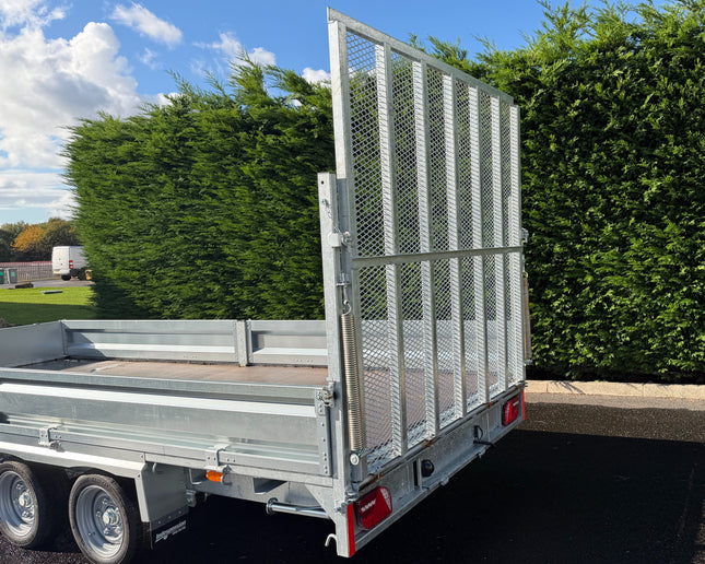 Indespension Braked 16' x 6'6" Triple Axle Flatbed Trailer
