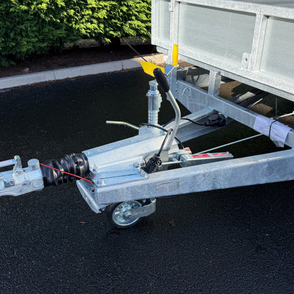 Indespension Braked 16' x 6'6" Triple Axle Flatbed Trailer