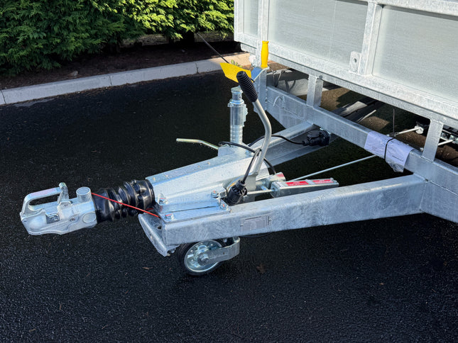 Indespension Braked 16' x 6'6" Triple Axle Flatbed Trailer