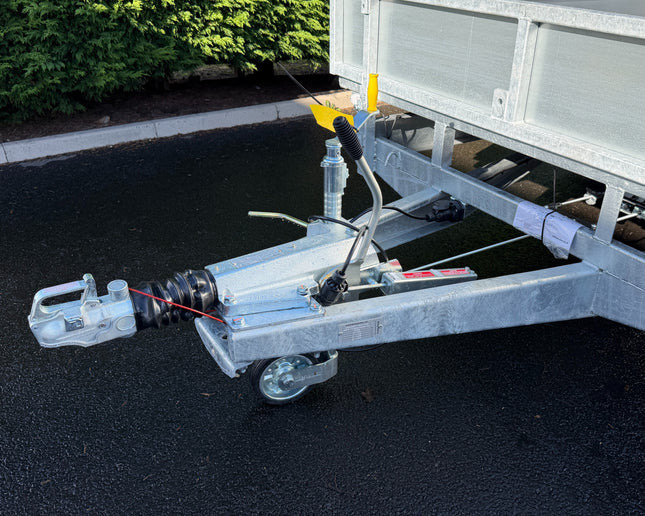 Indespension Braked 16' x 6'6" Triple Axle Flatbed Trailer