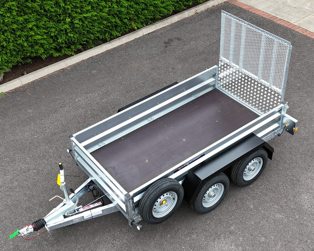 Indespension Braked 8' X 4' Twin Axle Trailer (Ramped Trailer)