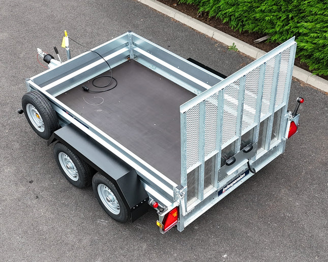 Indespension Braked 8' X 5' Twin Axle Trailer (Ramped)