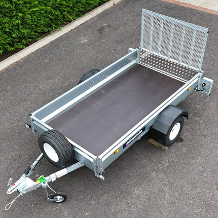 Indespension Unbraked 8' X 4' Single Axle Trailer (Ramptail)
