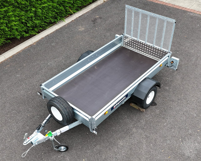 Indespension Unbraked 8' X 4' Single Axle Trailer (Ramptail)