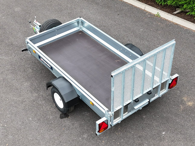 Indespension Unbraked 8' X 4' Single Axle Trailer (Ramptail)