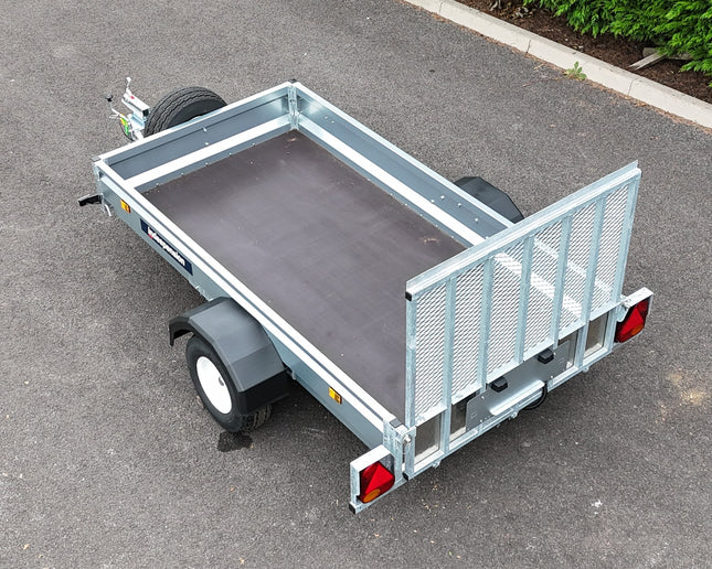 Indespension Unbraked 8' X 4' Single Axle Trailer (Ramptail)