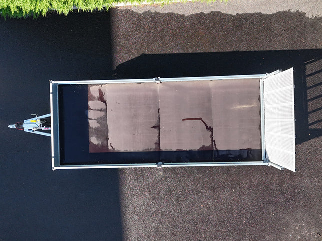 Indespension Braked 16' x 6'6" Triple Axle Flatbed Trailer