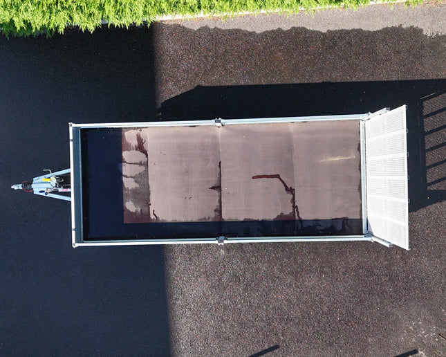 Indespension Braked 16' x 6'6" Triple Axle Flatbed Trailer